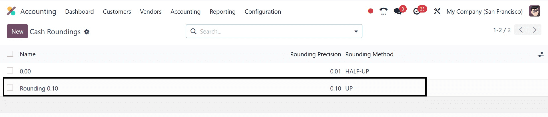 How to Manage Cash Roundings in Odoo 17 Accounting-cybrosys