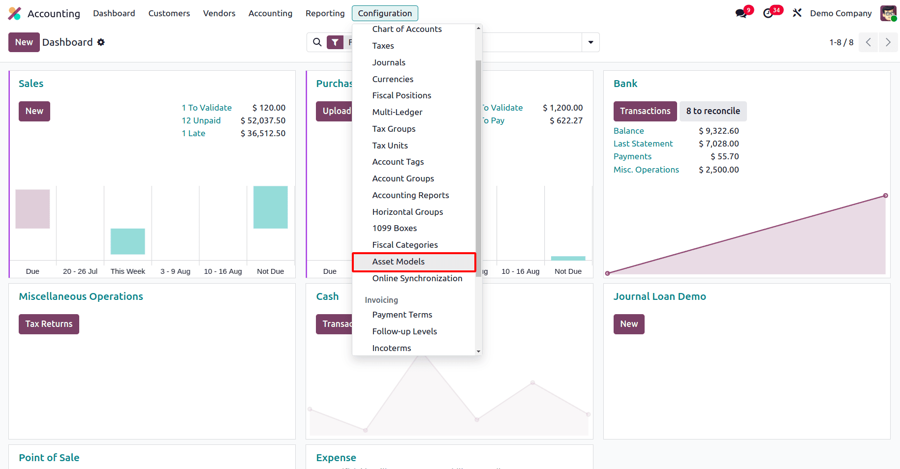 How to Manage Company Asset in Accounting Module Odoo 18-cybrosys
