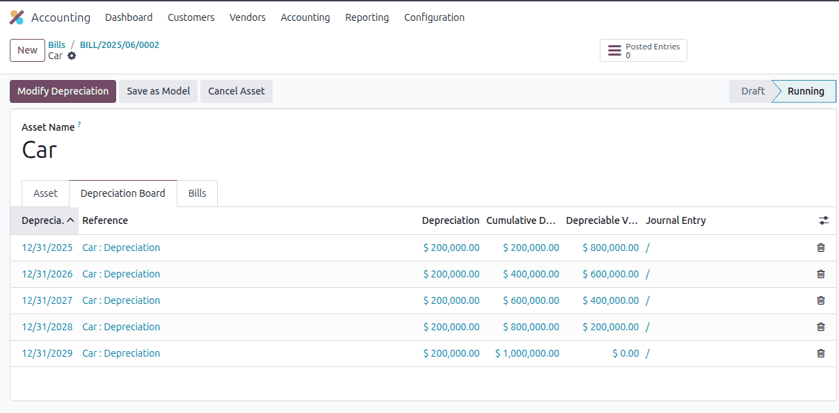 How to Manage Company Asset in Accounting Module Odoo 18-cybrosys