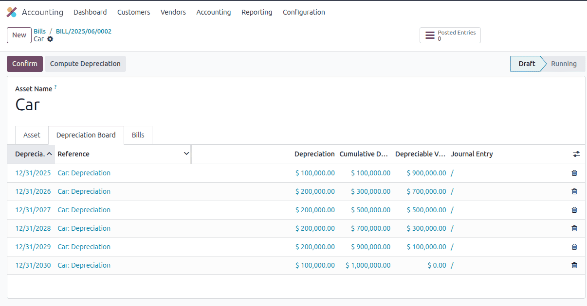 How to Manage Company Asset in Accounting Module Odoo 18-cybrosys