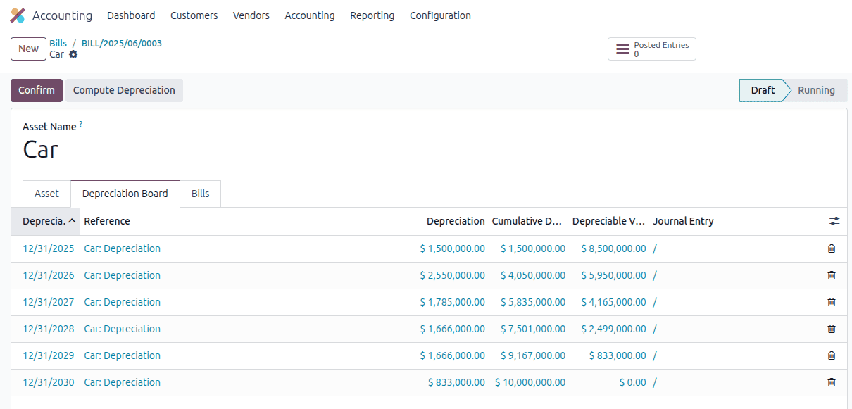 How to Manage Company Asset in Accounting Module Odoo 18-cybrosys