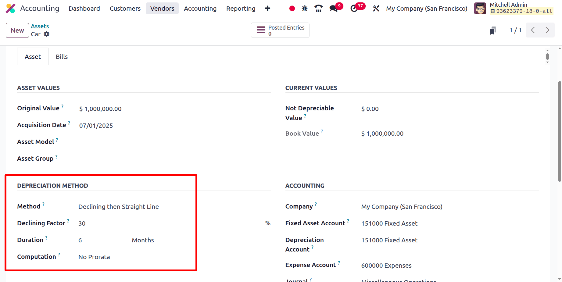 How to Manage Company Asset in Accounting Module Odoo 18-cybrosys