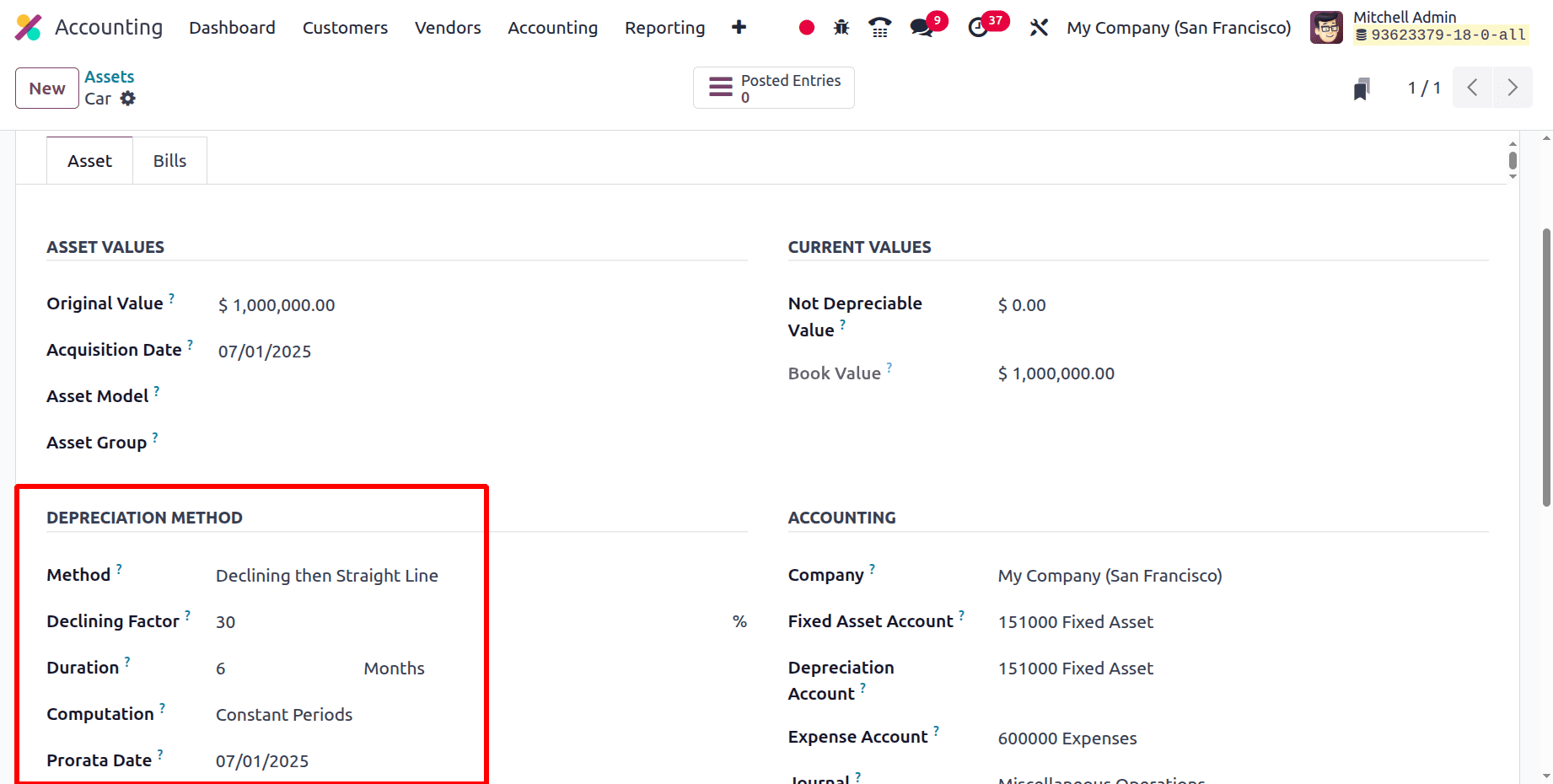 How to Manage Company Asset in Accounting Module Odoo 18-cybrosys