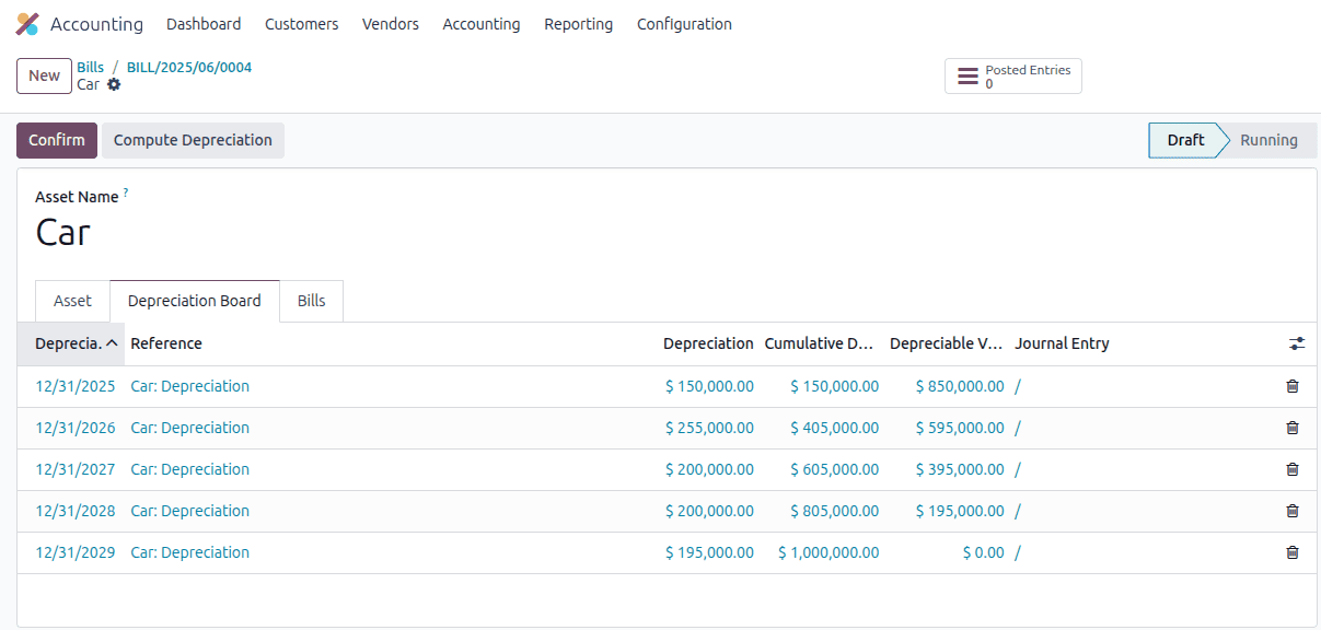 How to Manage Company Asset in Accounting Module Odoo 18-cybrosys