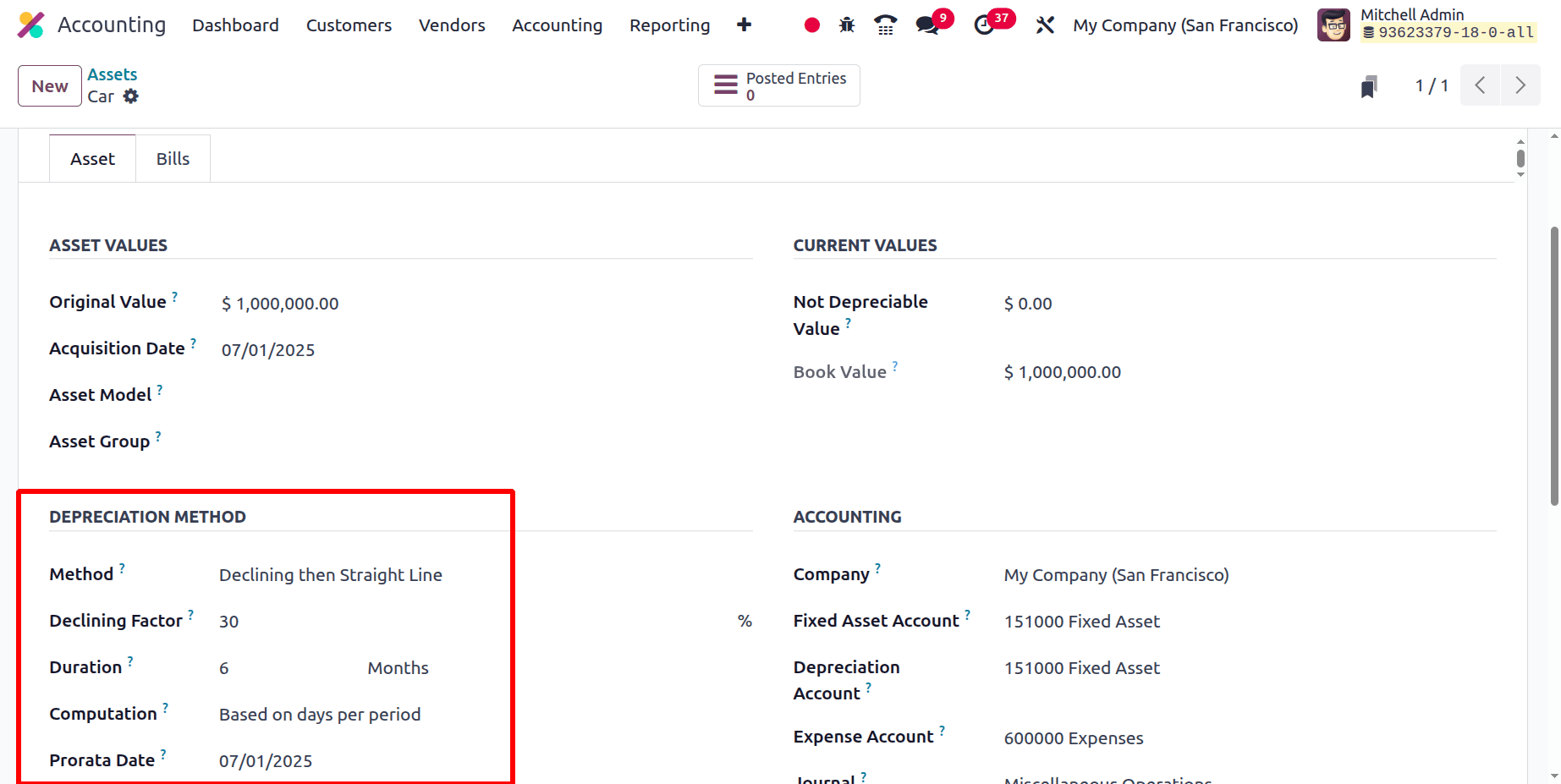 How to Manage Company Asset in Accounting Module Odoo 18-cybrosys