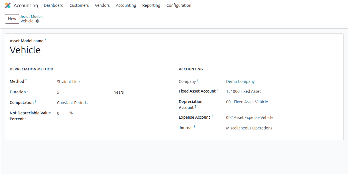 How to Manage Company Asset in Accounting Module Odoo 18-cybrosys