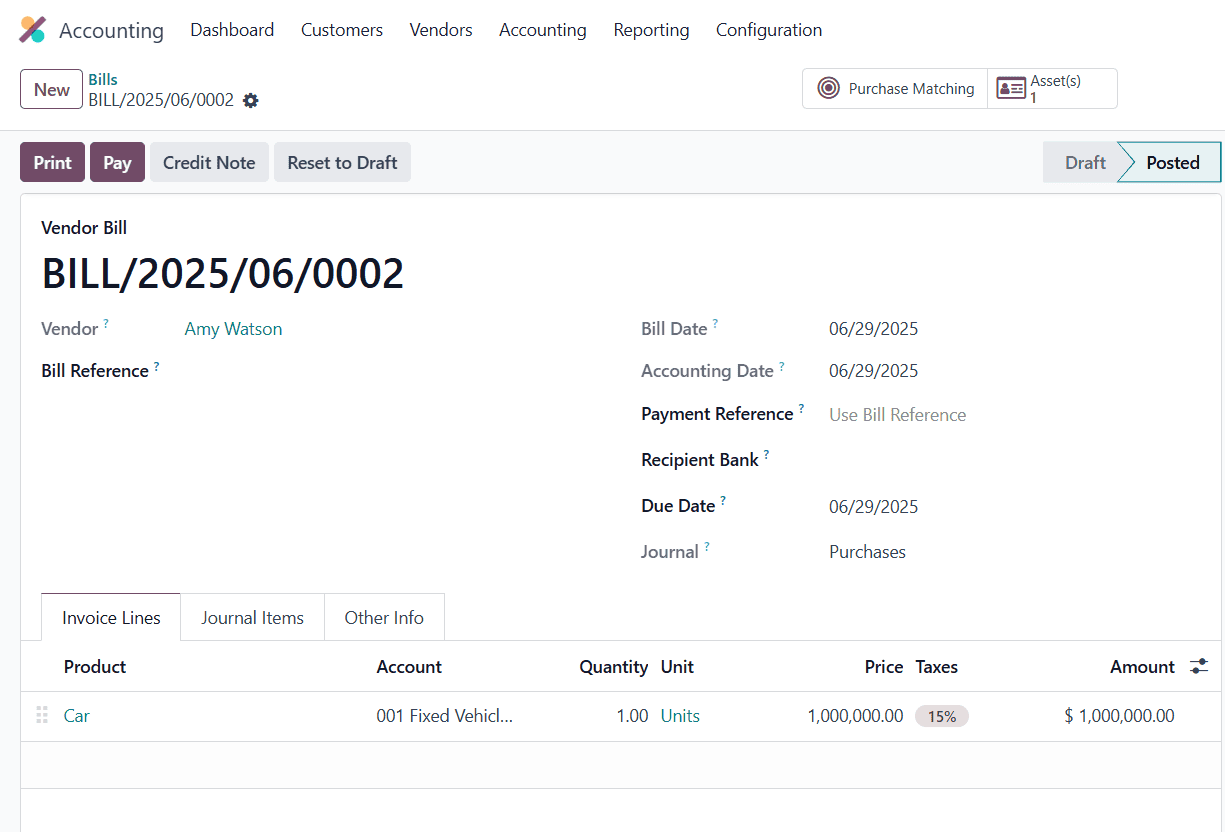 How to Manage Company Asset in Accounting Module Odoo 18-cybrosys
