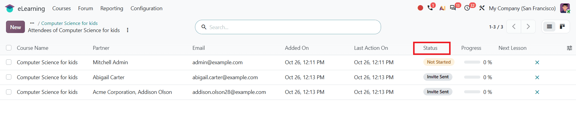 How to Manage Course Enrollment, Invitations, and Auto-Enroll Groups in Odoo 20-cybrosys