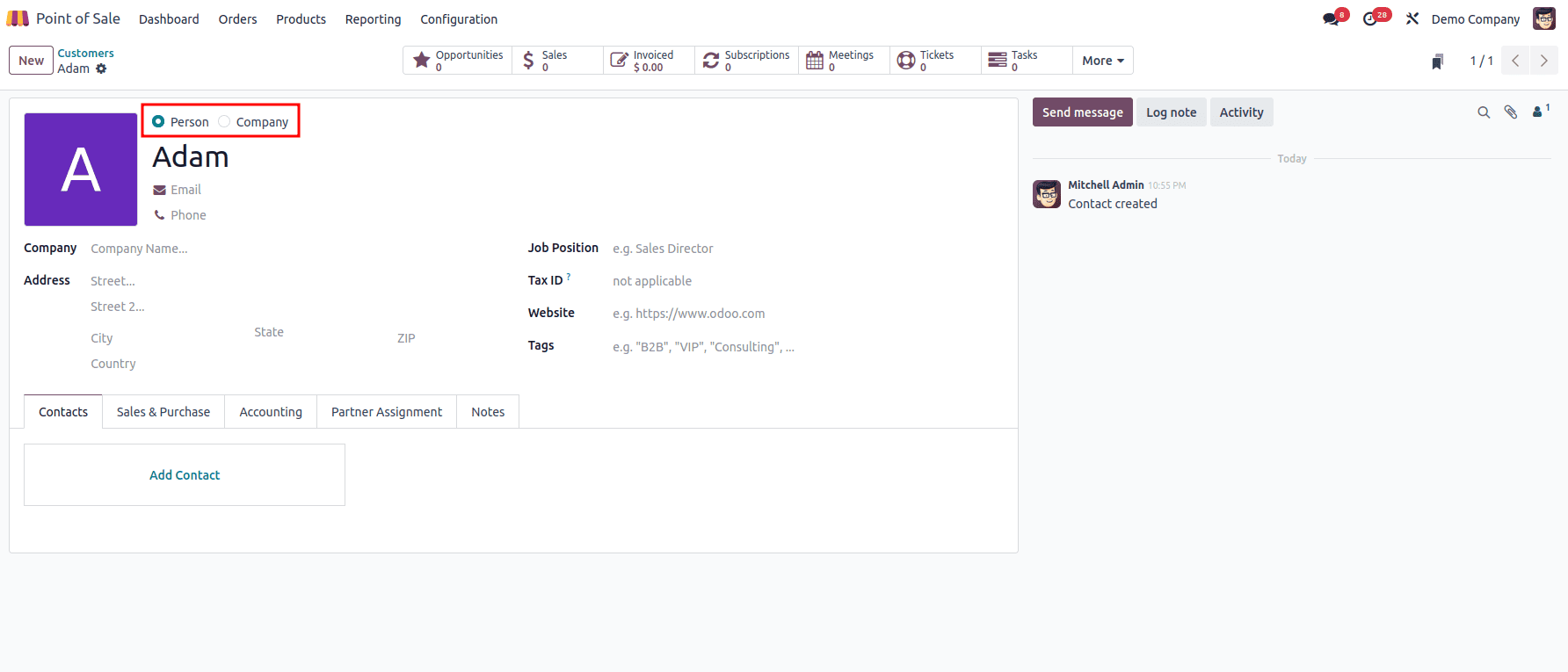 How to Manage and Create Odoo 17 Point of Sale Customers-cybrosys