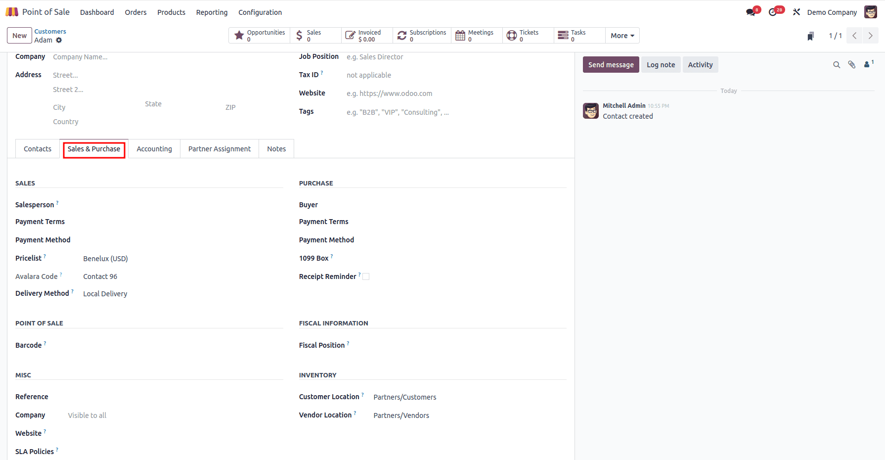 How to Manage and Create Odoo 17 Point of Sale Customers-cybrosys