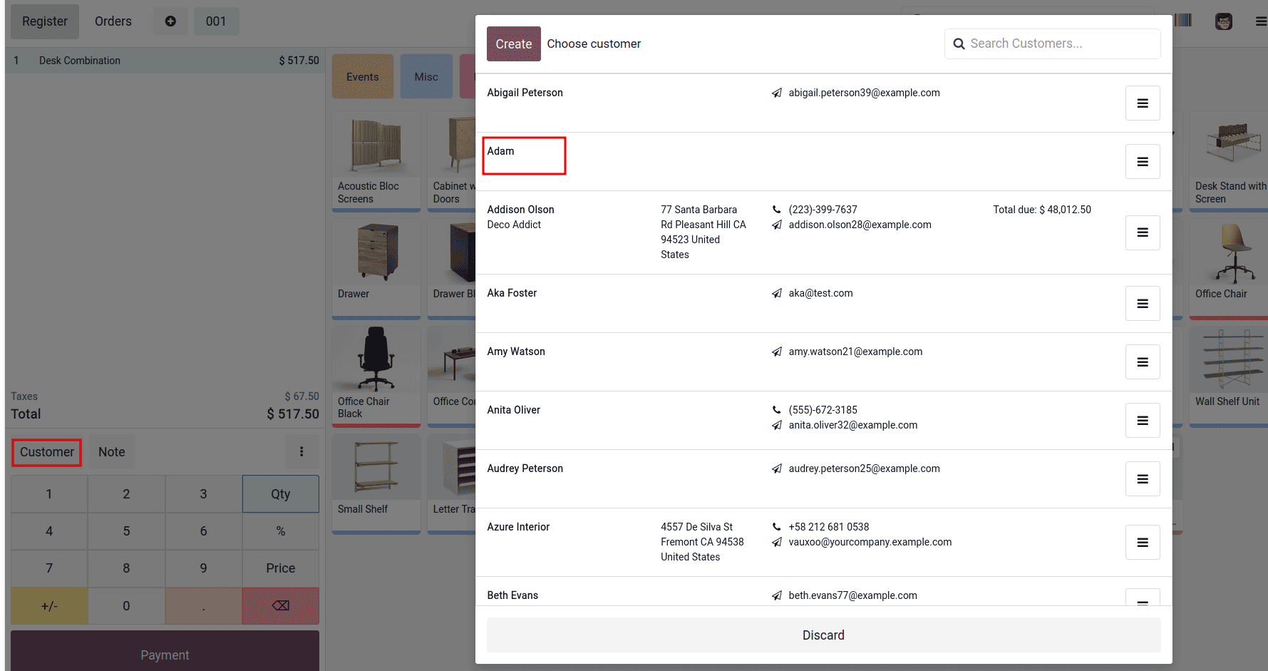 How to Manage and Create Odoo 17 Point of Sale Customers-cybrosys