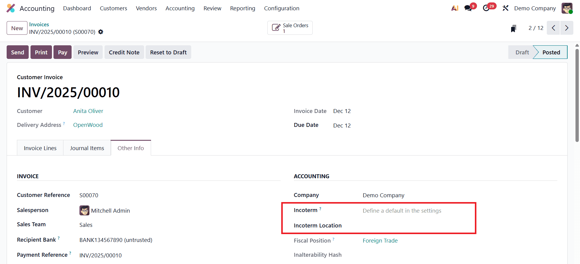 How to Manage Customer Invoices Efficiently in Odoo 19 Accounting-cybrosys