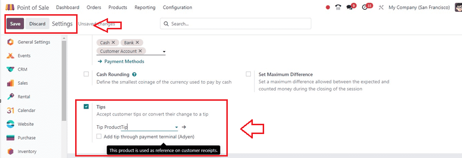 How to Manage Customer Tips With Odoo 17 Point of Sale-cybrosys
