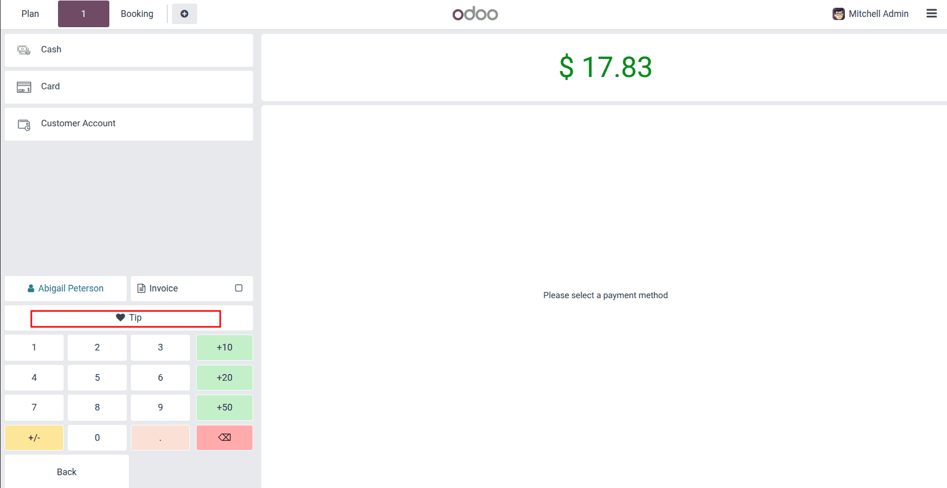 How to Manage Customer Tips With Odoo 18 Point of Sale-cybrosys