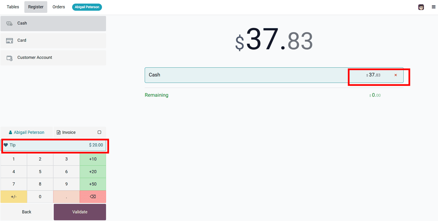 How to Manage Customer Tips With Odoo 18 Point of Sale-cybrosys