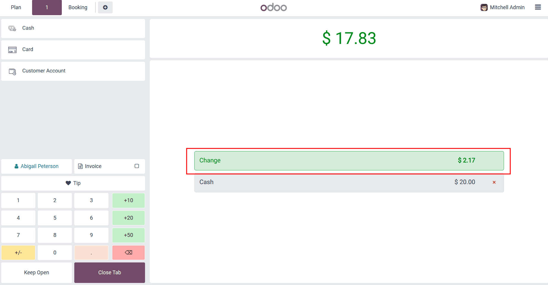 How to Manage Customer Tips With Odoo 18 Point of Sale-cybrosys