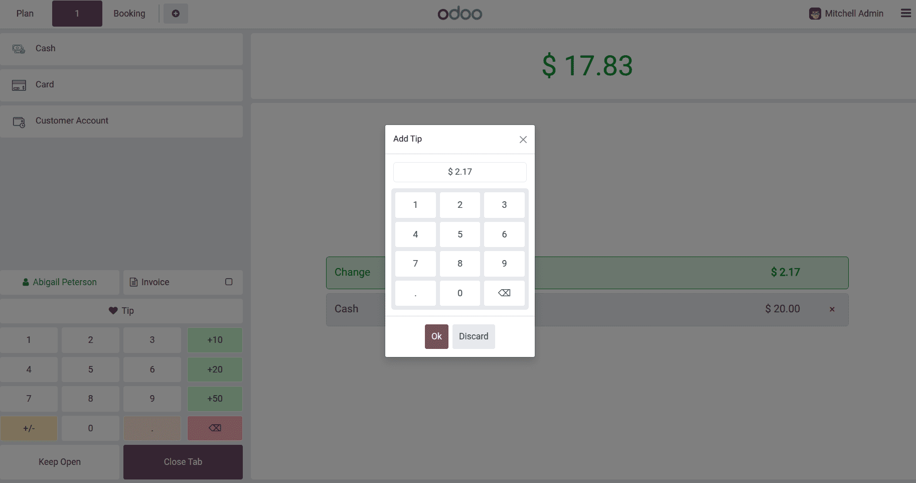 How to Manage Customer Tips With Odoo 18 Point of Sale-cybrosys
