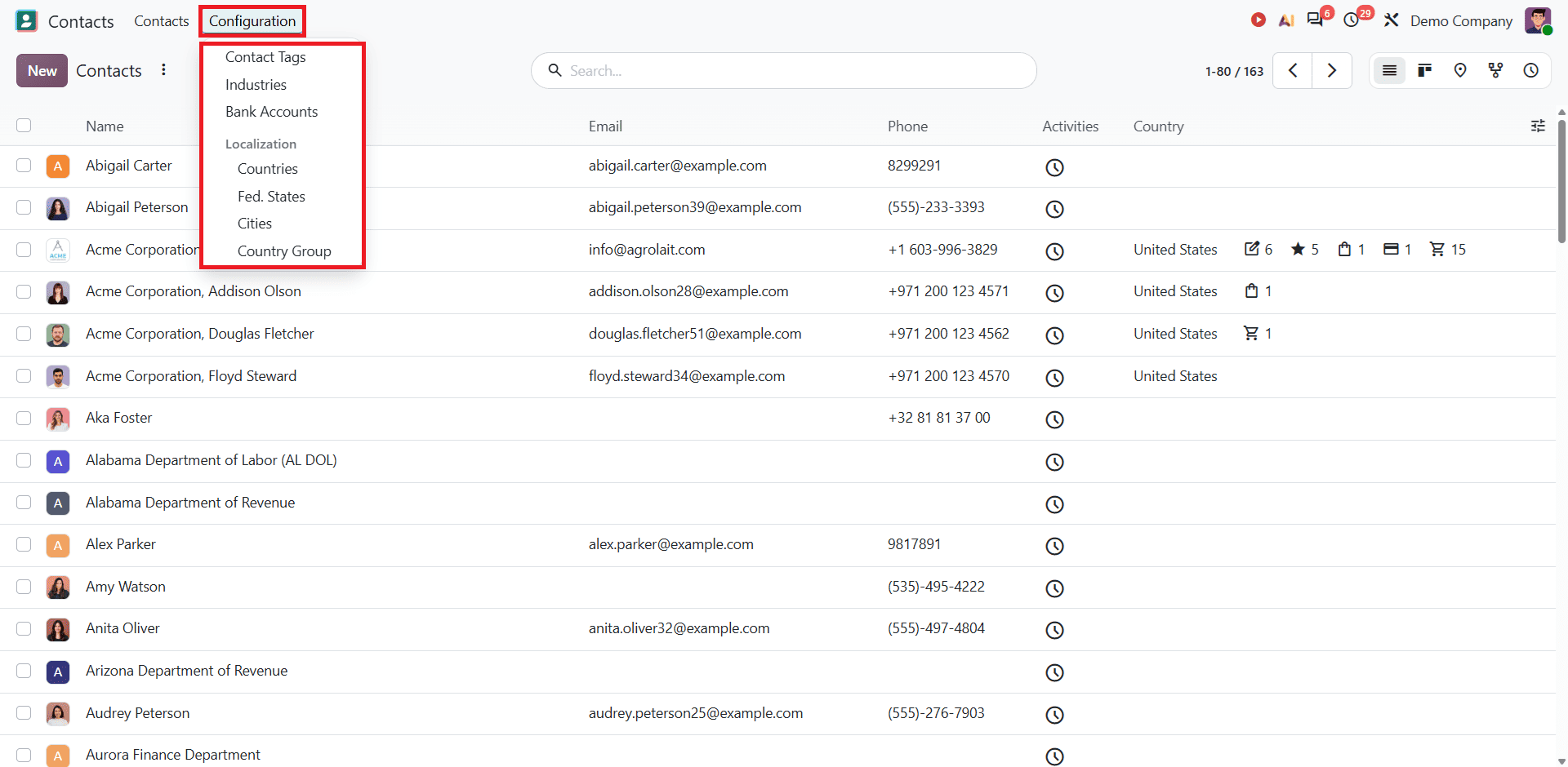 How to Manage Customers, Vendors, and Companies in Odoo 20 Contacts-cybrosys