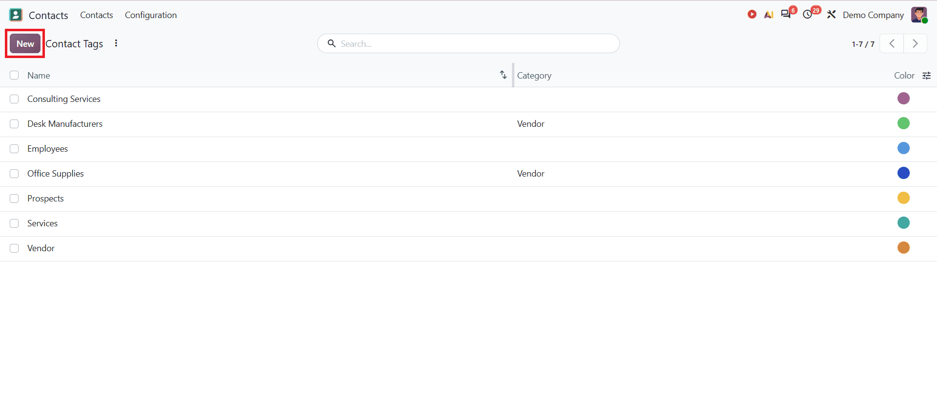 How to Manage Customers, Vendors, and Companies in Odoo 20 Contacts-cybrosys