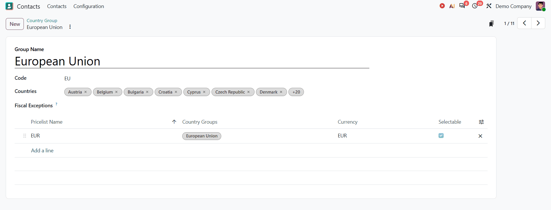 How to Manage Customers, Vendors, and Companies in Odoo 20 Contacts-cybrosys