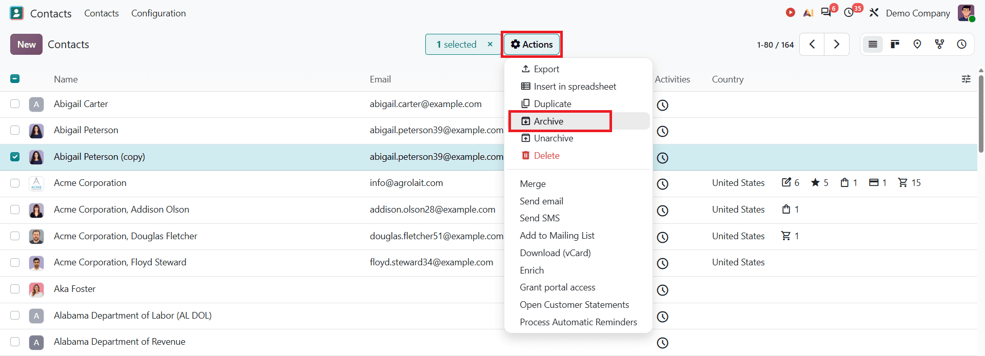 How to Manage Customers, Vendors, and Companies in Odoo 20 Contacts-cybrosys