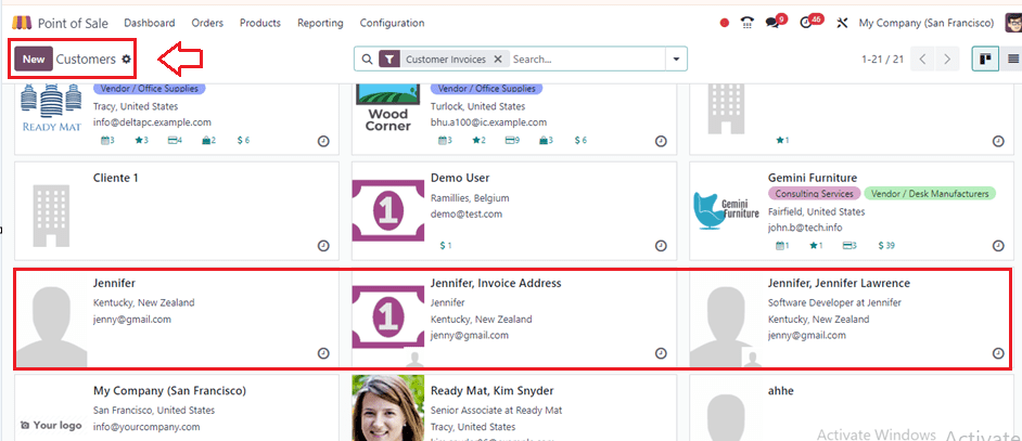 How to Manage Customers with Odoo 17 POS-cybrosys