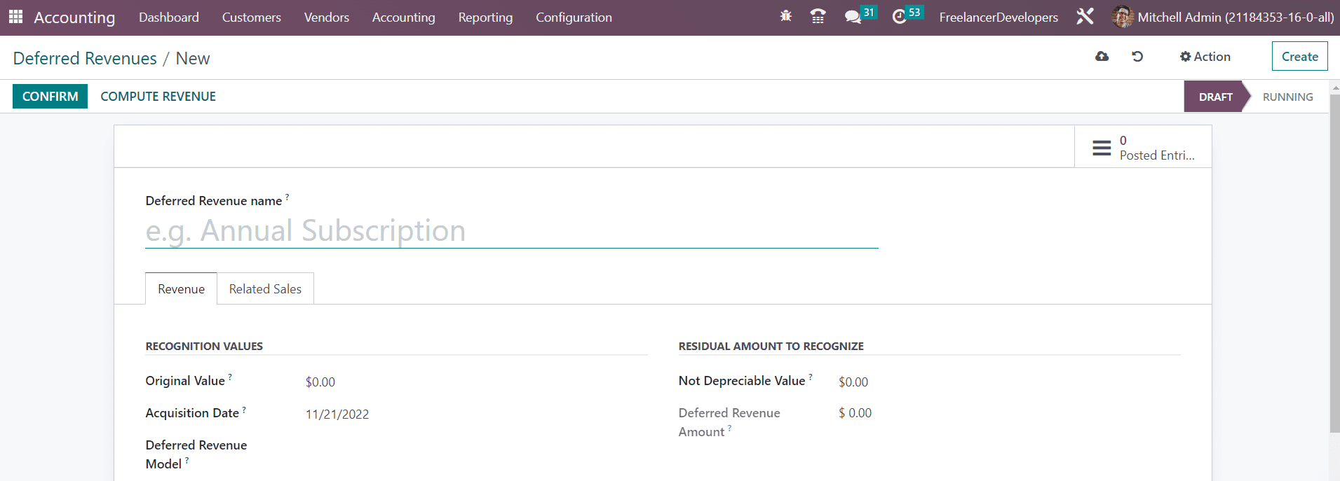 How to Manage Deferred Revenue in Odoo 16 Accounting-cybrosys