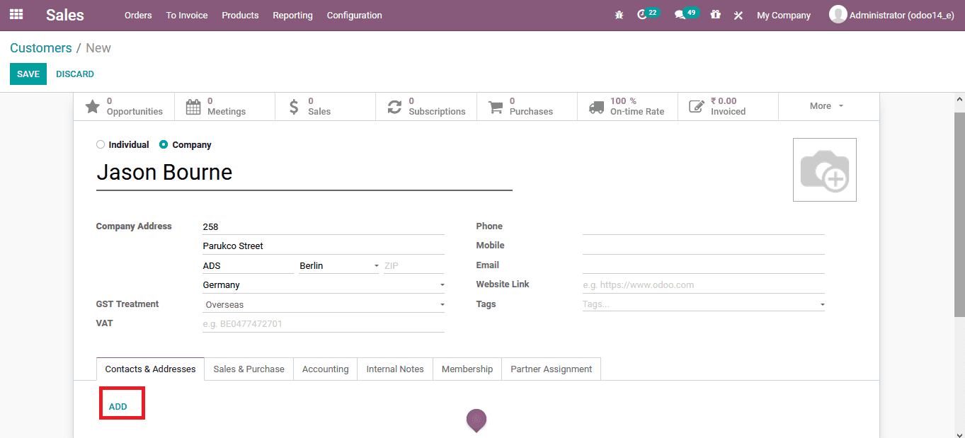 how-to-manage-different-addresses-to-a-customer-in-odoo-14