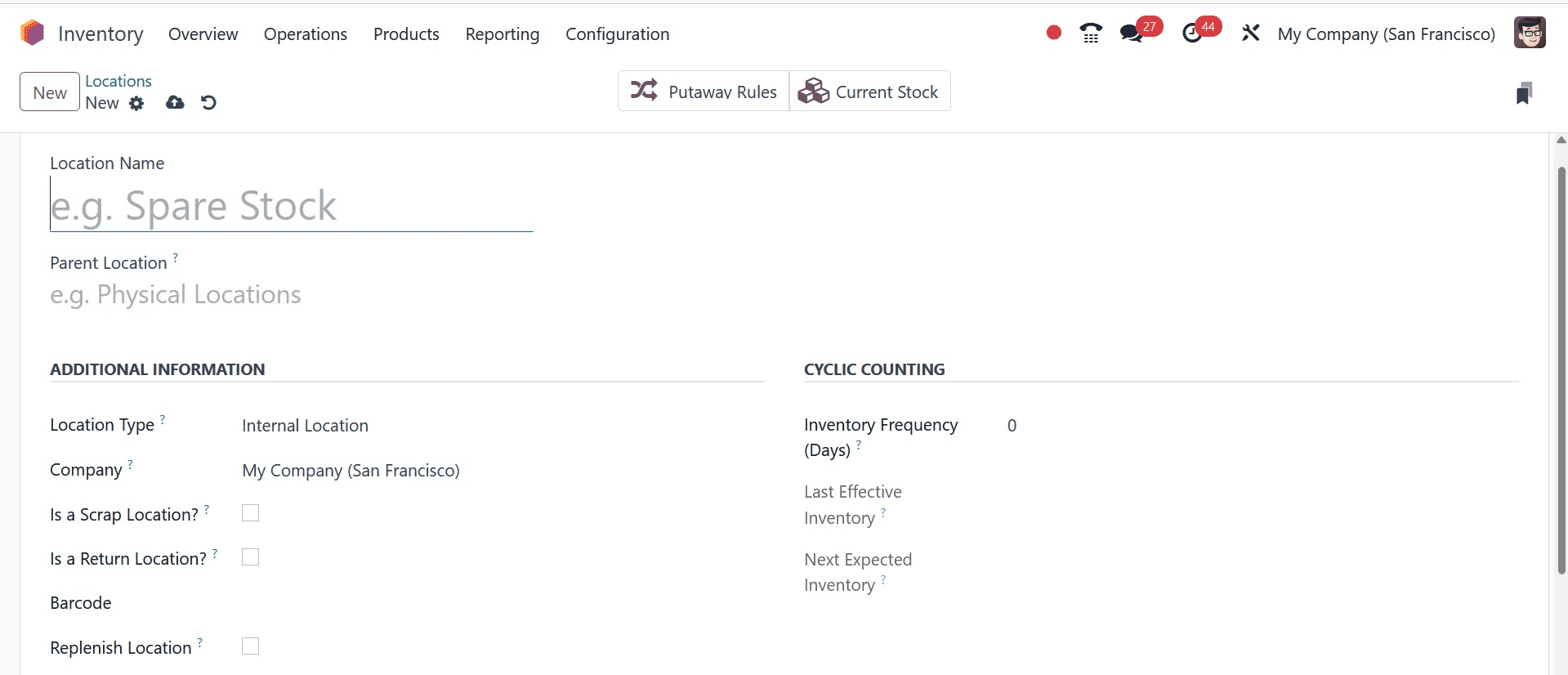 How to Manage Different Location Types in Odoo 17 Inventory-cybrosys