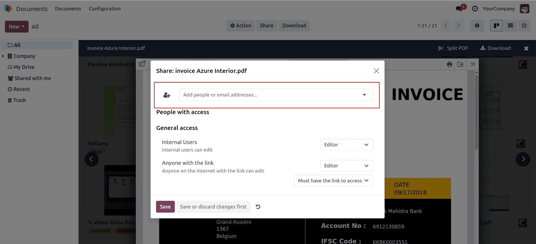 How to Manage Document Deletion and Sharing in Odoo 18-cybrosys
