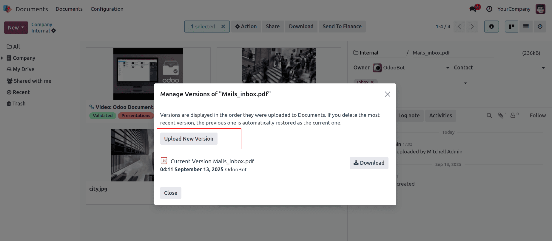 How to Manage Document Deletion and Sharing in Odoo 18-cybrosys