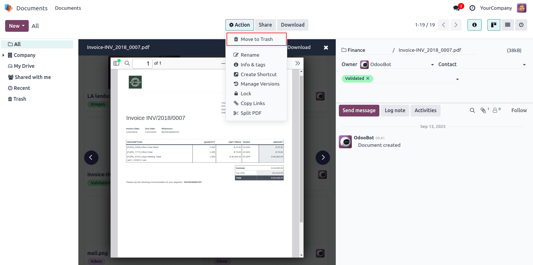 How to Manage Document Deletion and Sharing in Odoo 18-cybrosys