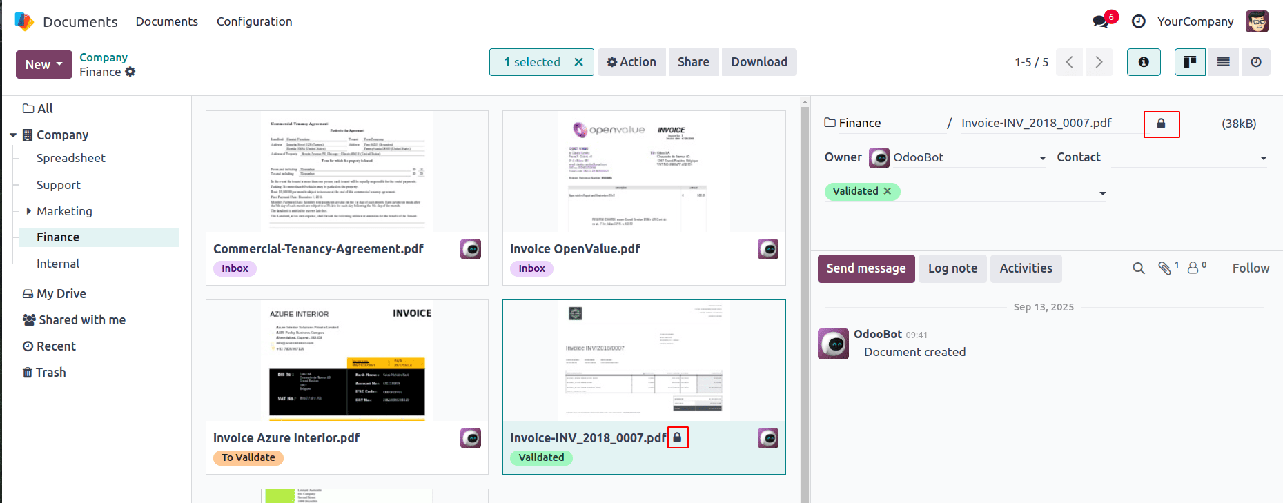 How to Manage Document Deletion and Sharing in Odoo 18-cybrosys