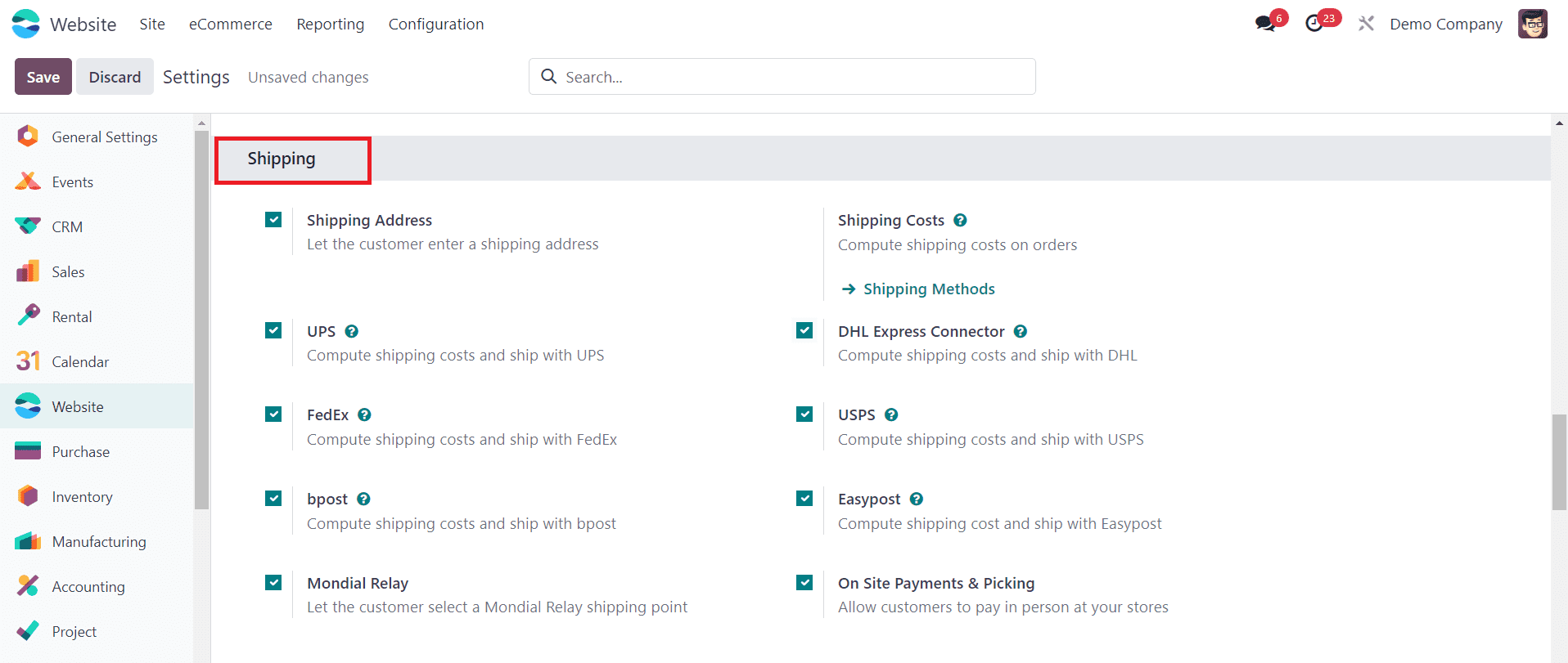 How to Manage E-Commerce Product Shipping in Odoo 17 Website-cybrosys