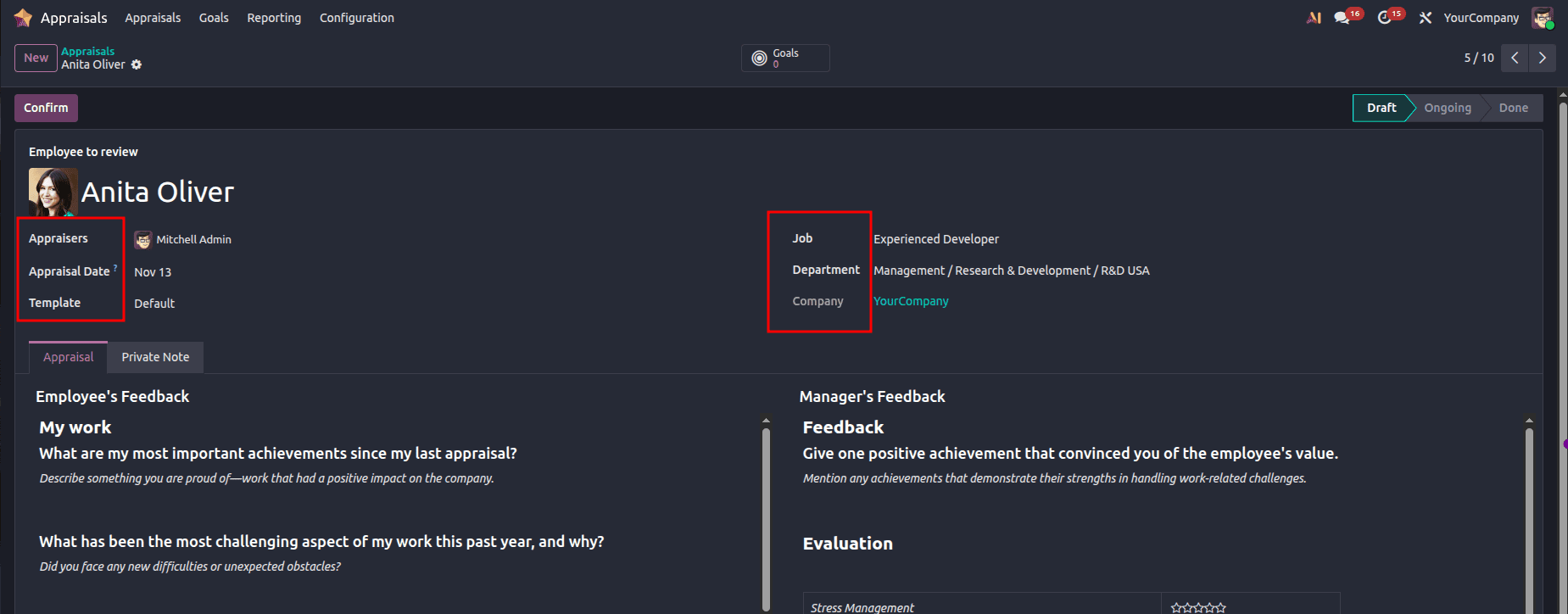 How to Manage Employee Appraisals in Odoo 19-cybrosys