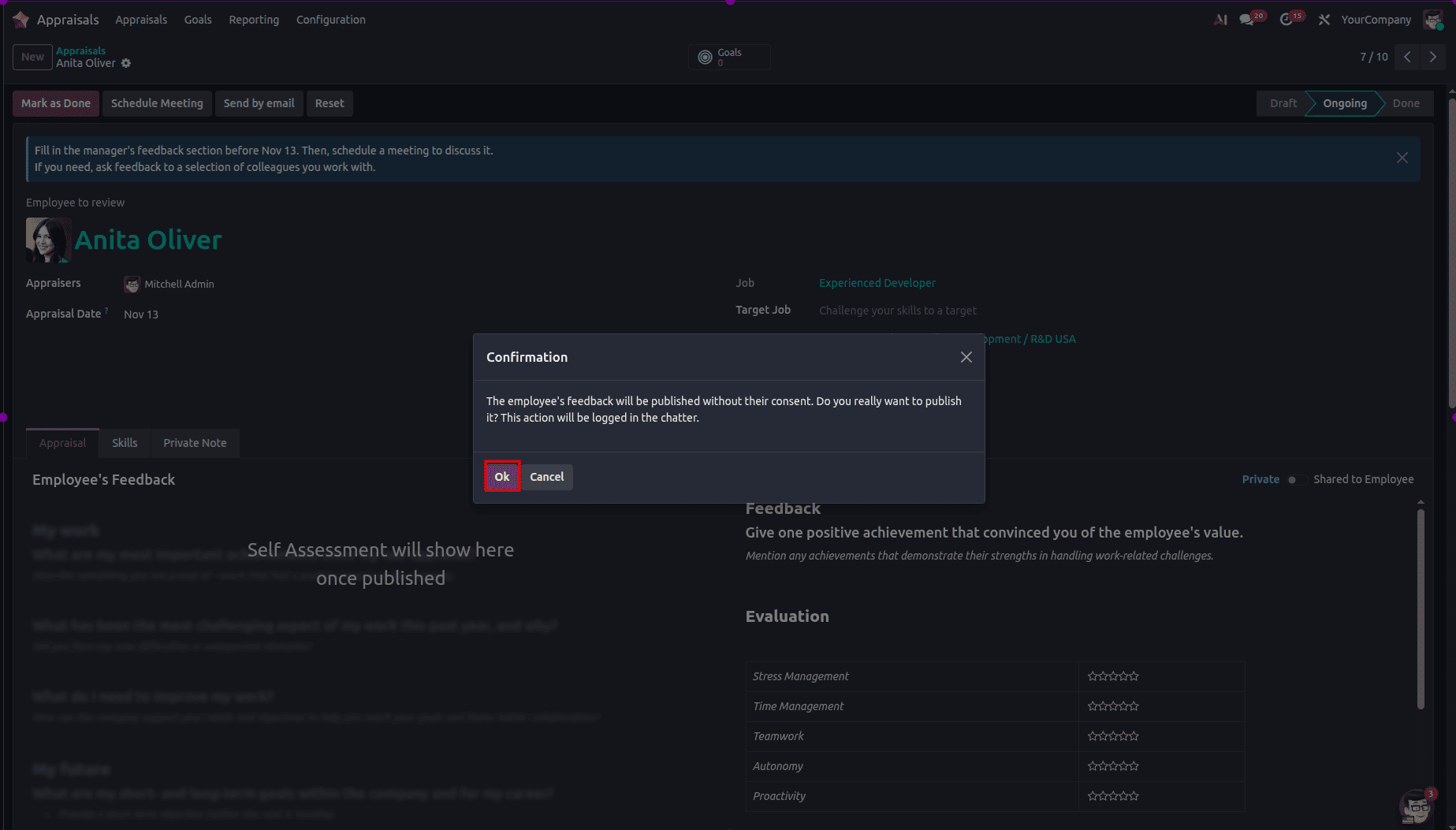 How to Manage Employee Appraisals in Odoo 19-cybrosys