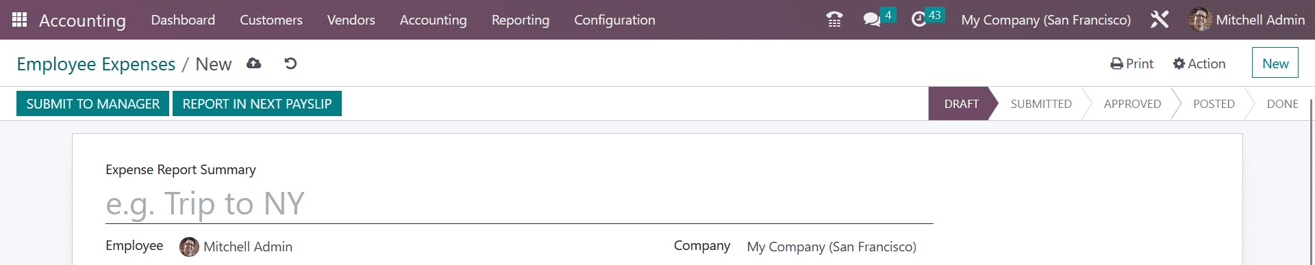How to Manage Employee Expenses in Odoo 16 Employee App-cybrosys