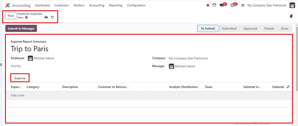 How to Manage Employee Expenses in Odoo 17 Accounting-cybrosys