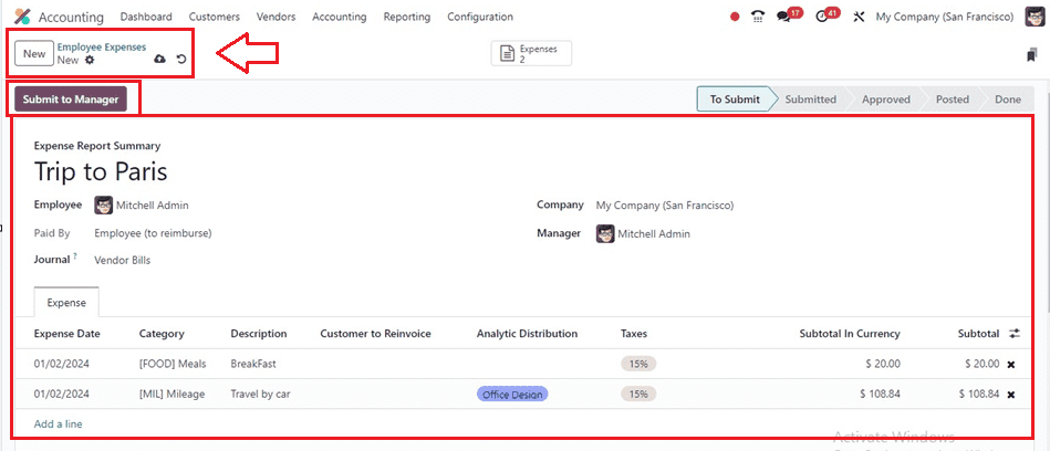 How to Manage Employee Expenses in Odoo 17 Accounting-cybrosys