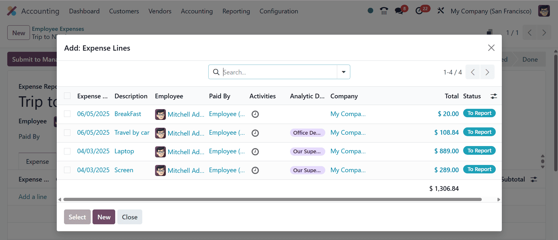 How to Manage Employee Expenses in Odoo 18 Accounting-cybrosys