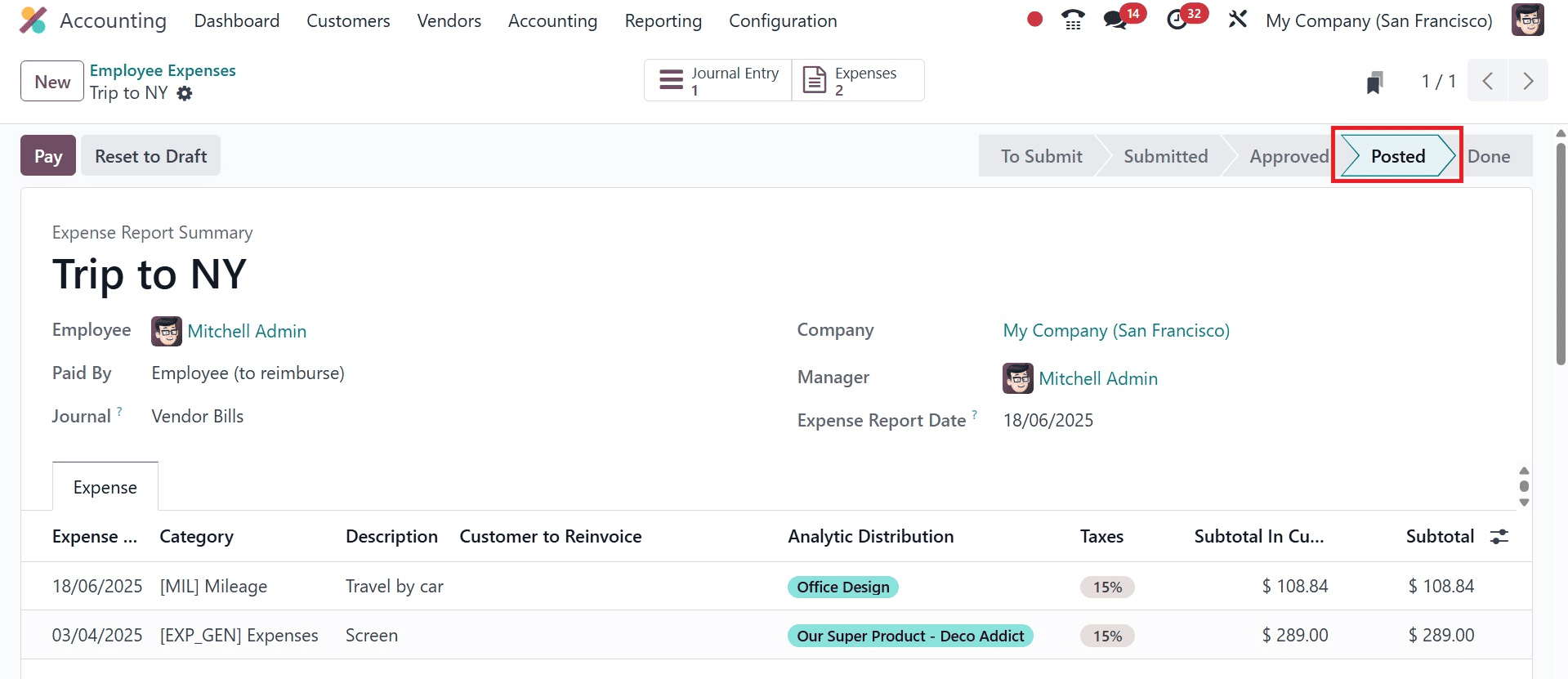 How to Manage Employee Expenses in Odoo 18 Accounting-cybrosys