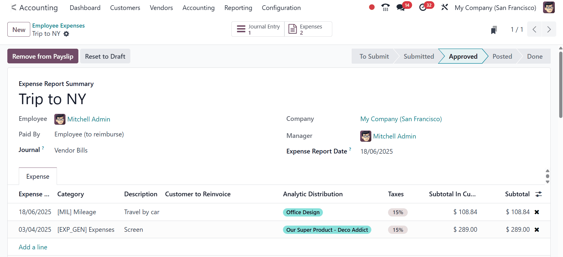 How to Manage Employee Expenses in Odoo 18 Accounting-cybrosys