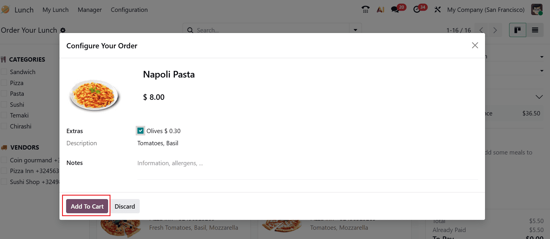 How to Manage Employee Lunch Using Odoo 19 Lunch Module-cybrosys