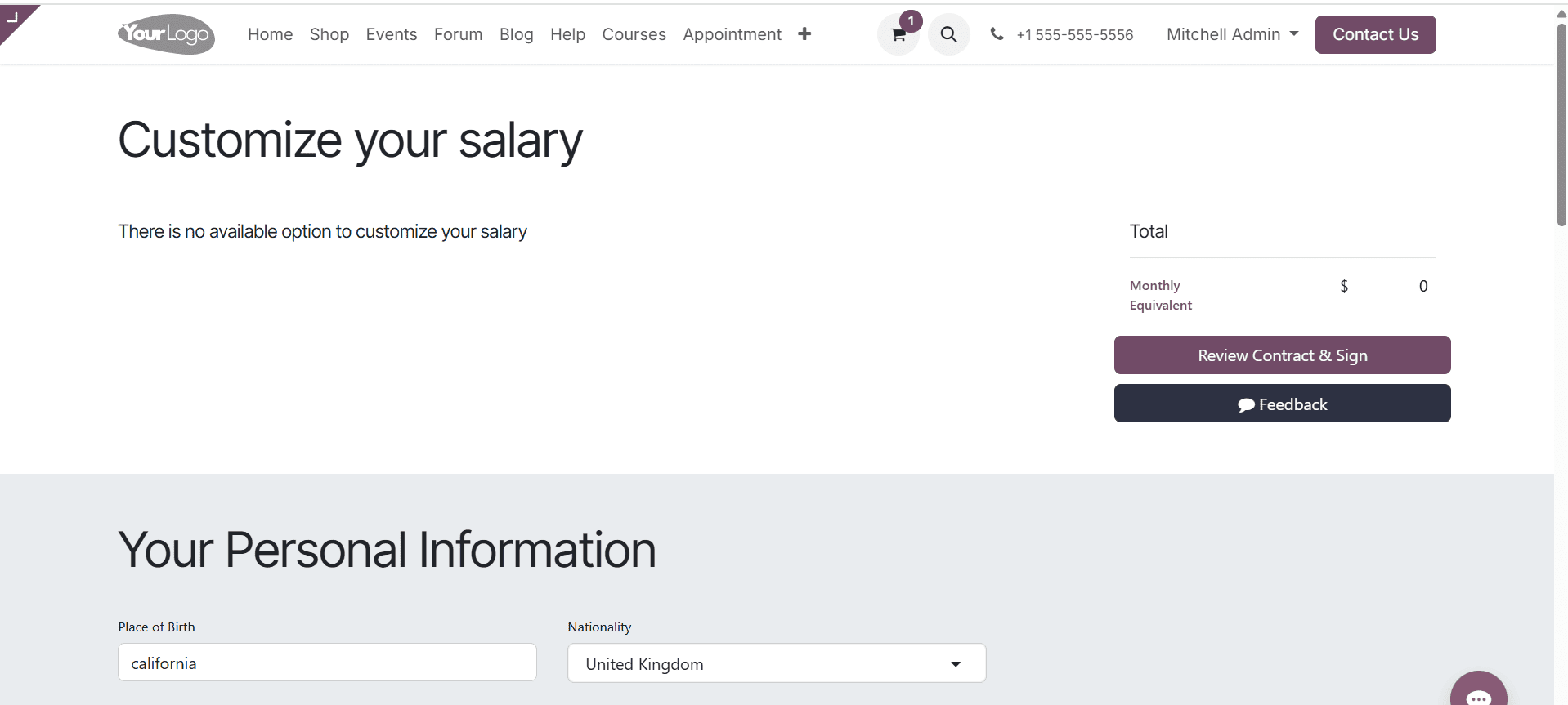 How to Manage Employee Offer Letter and Salary Configurator in Odoo 18-cybrosys