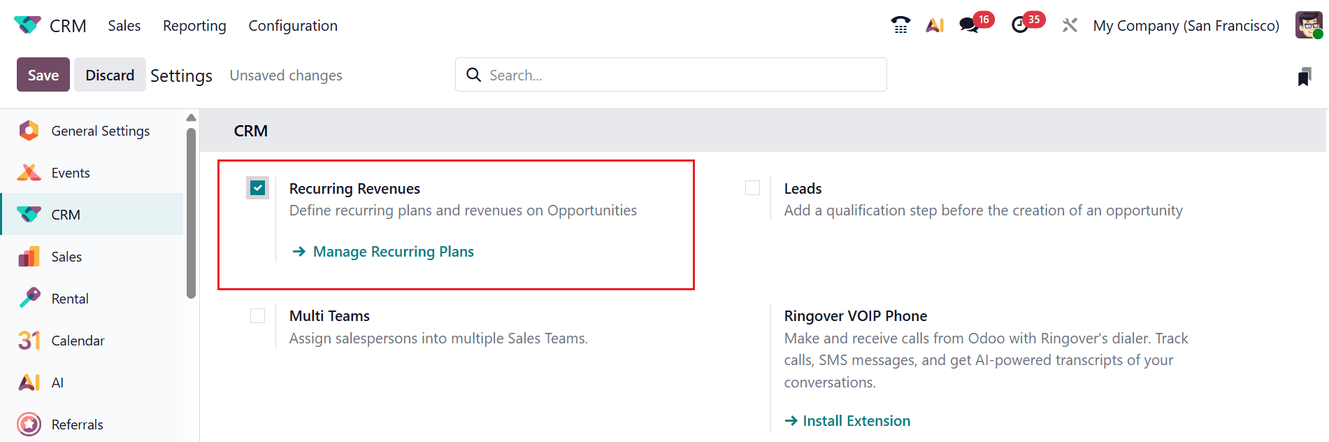 How to Manage Expected and Recurring Revenue in Odoo 19-cybrosys