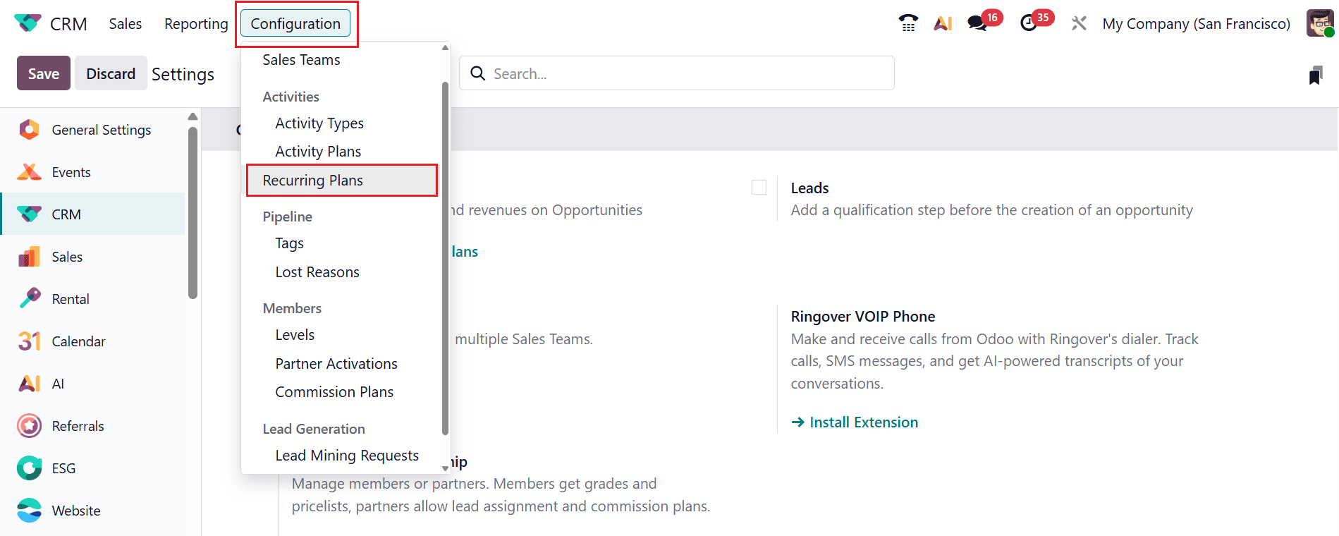 How to Manage Expected and Recurring Revenue in Odoo 19-cybrosys