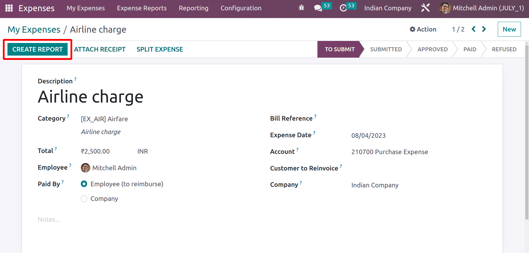 how-to-manage-expense-reports-with-odoo-16-9-cybrosys