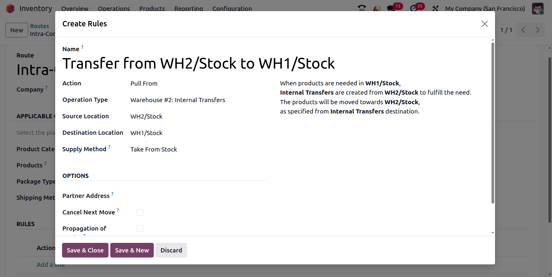 How to Manage Inter and Intra-Warehouse Transfers in Odoo 19-cybrosys