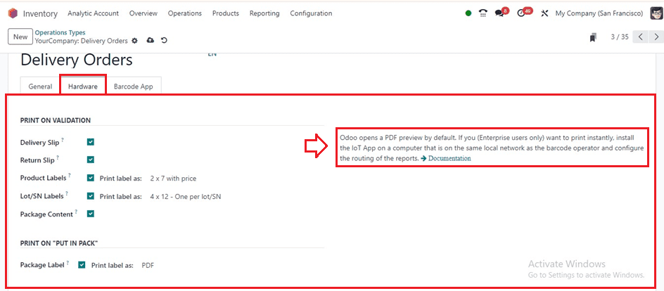 How to Manage Inventory Operation Types in Odoo 17-cybrosys