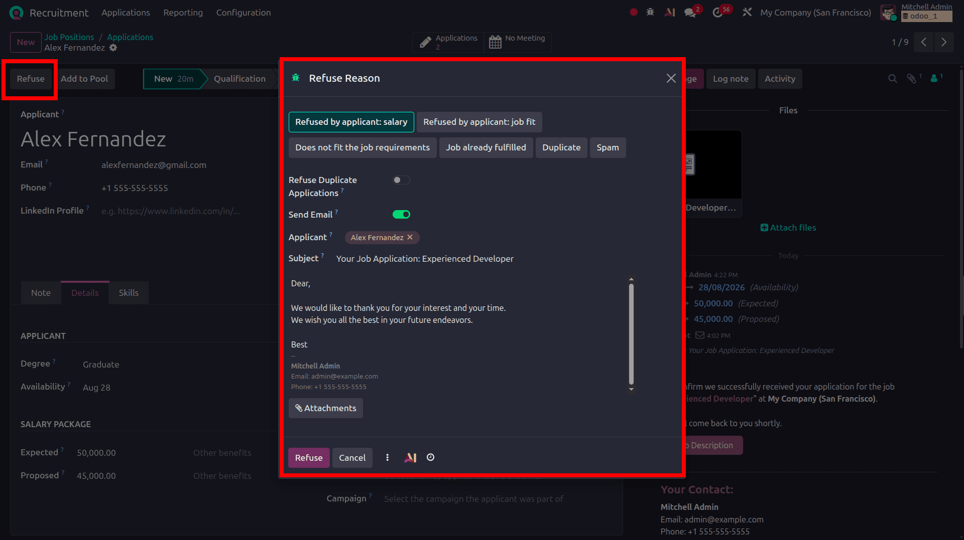 How to Manage Job Applications in Odoo 19-cybrosys